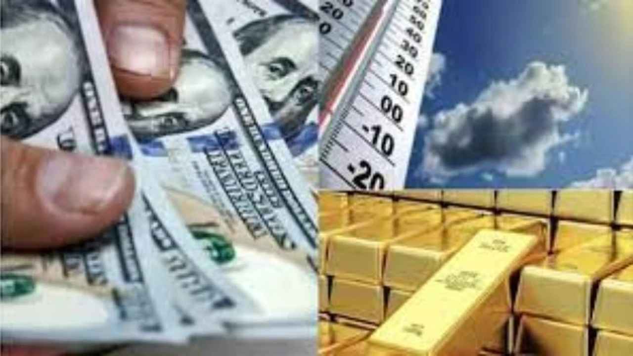 حالة الطقس وأسعار الذهب والدولار مقابل الجنيه في تعاملات السبت المصورة